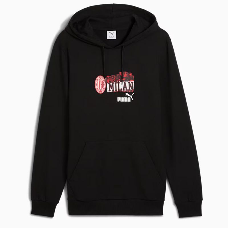 Puma AC Miláno (AC Milan) mikina čierna pánska