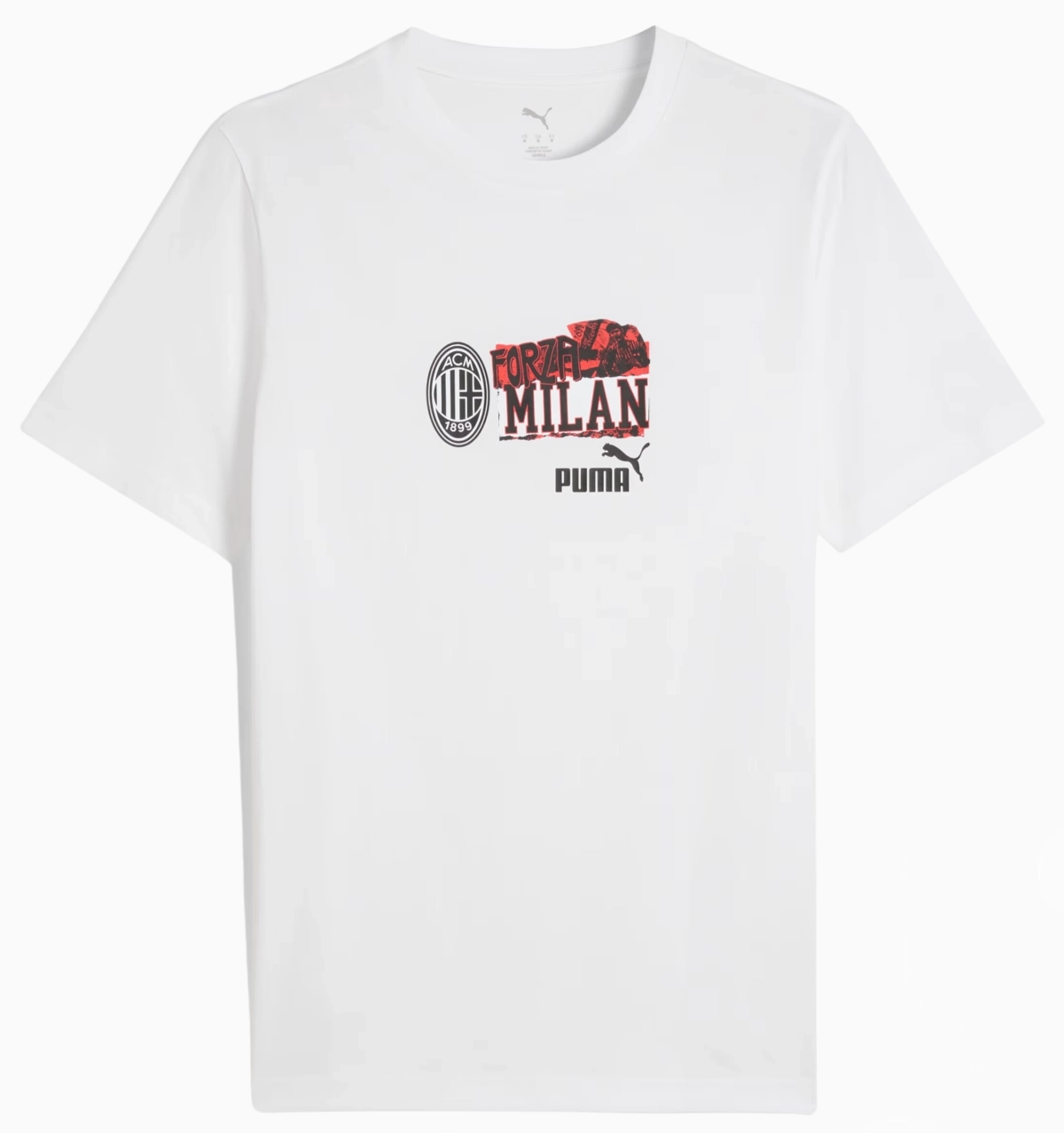 Puma AC Miláno (AC Milan) tričko biele pánske