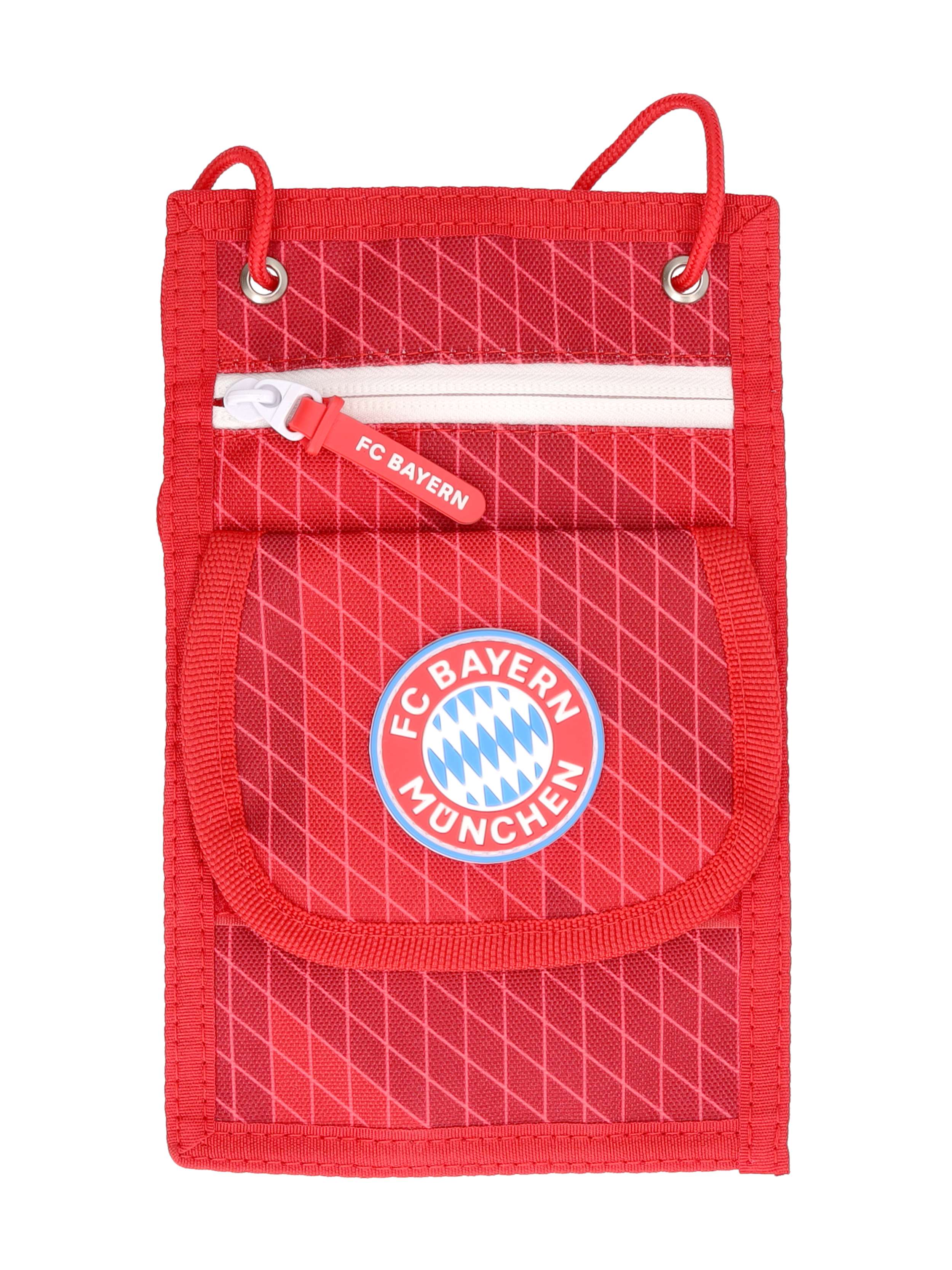 FC Bayern München - Bayern Mníchov puzdro na krk červená