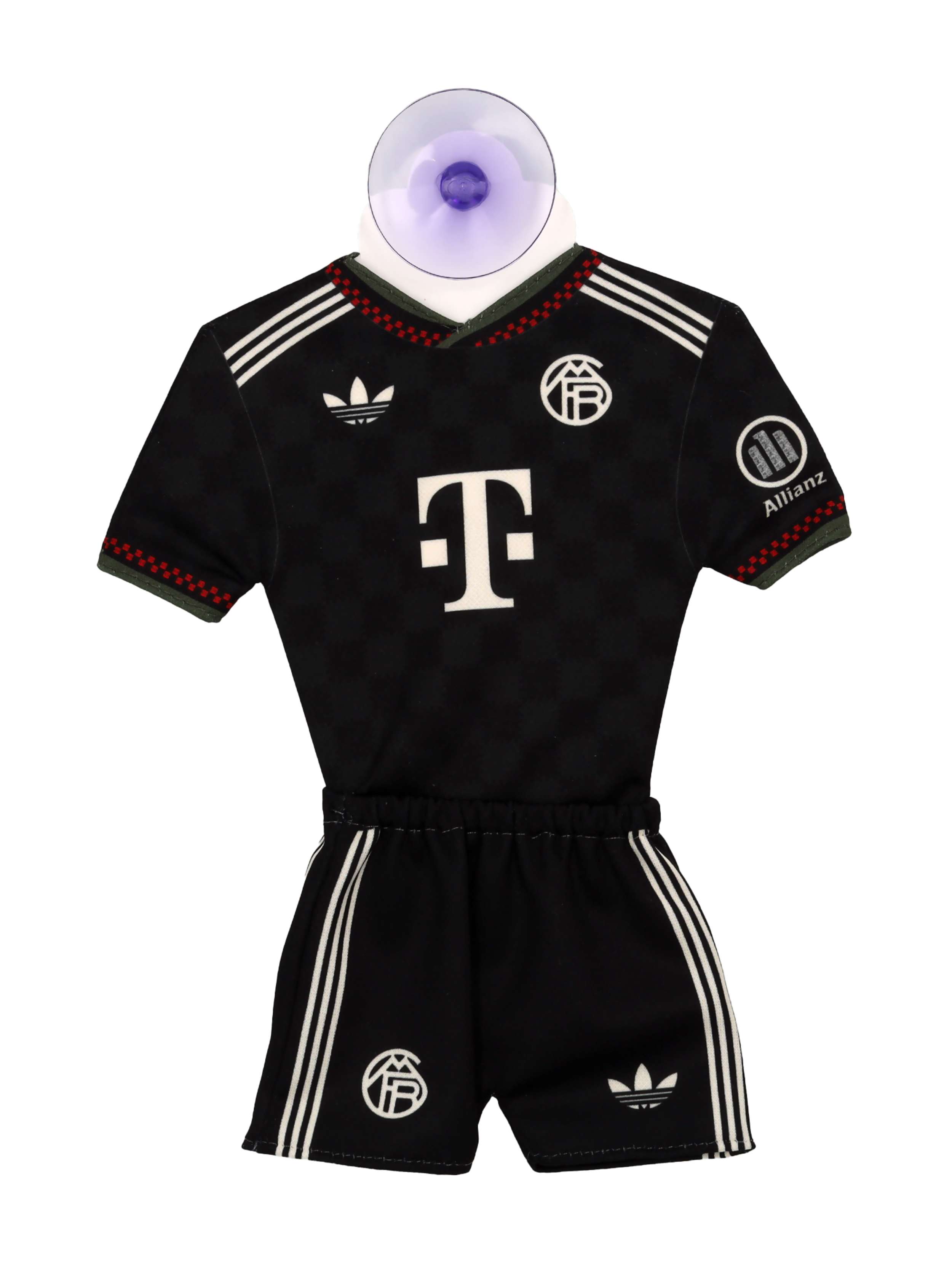 FC Bayern Mníchov mini dres do auta čierny 2025-2026