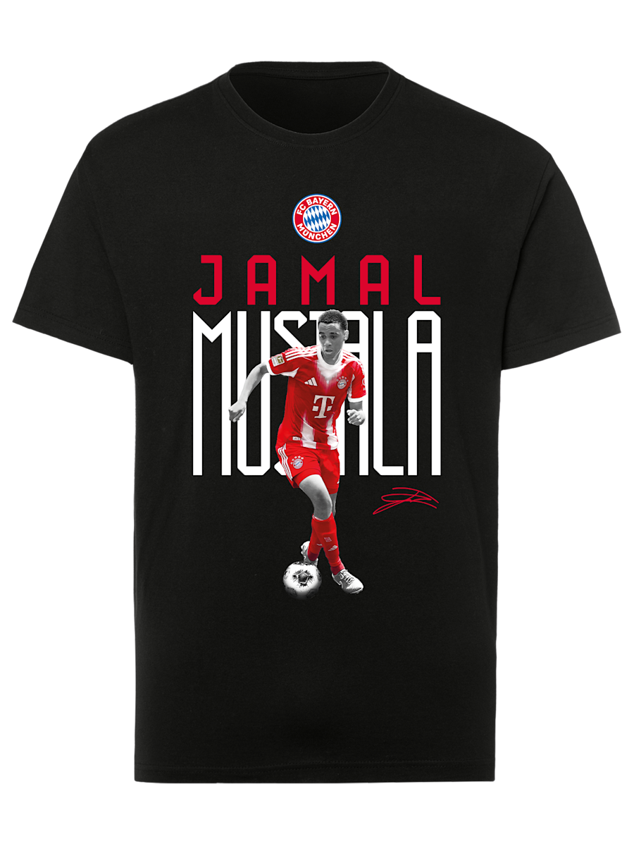 FC Bayern Mníchov Jamal Musiala tričko čierne pánske
