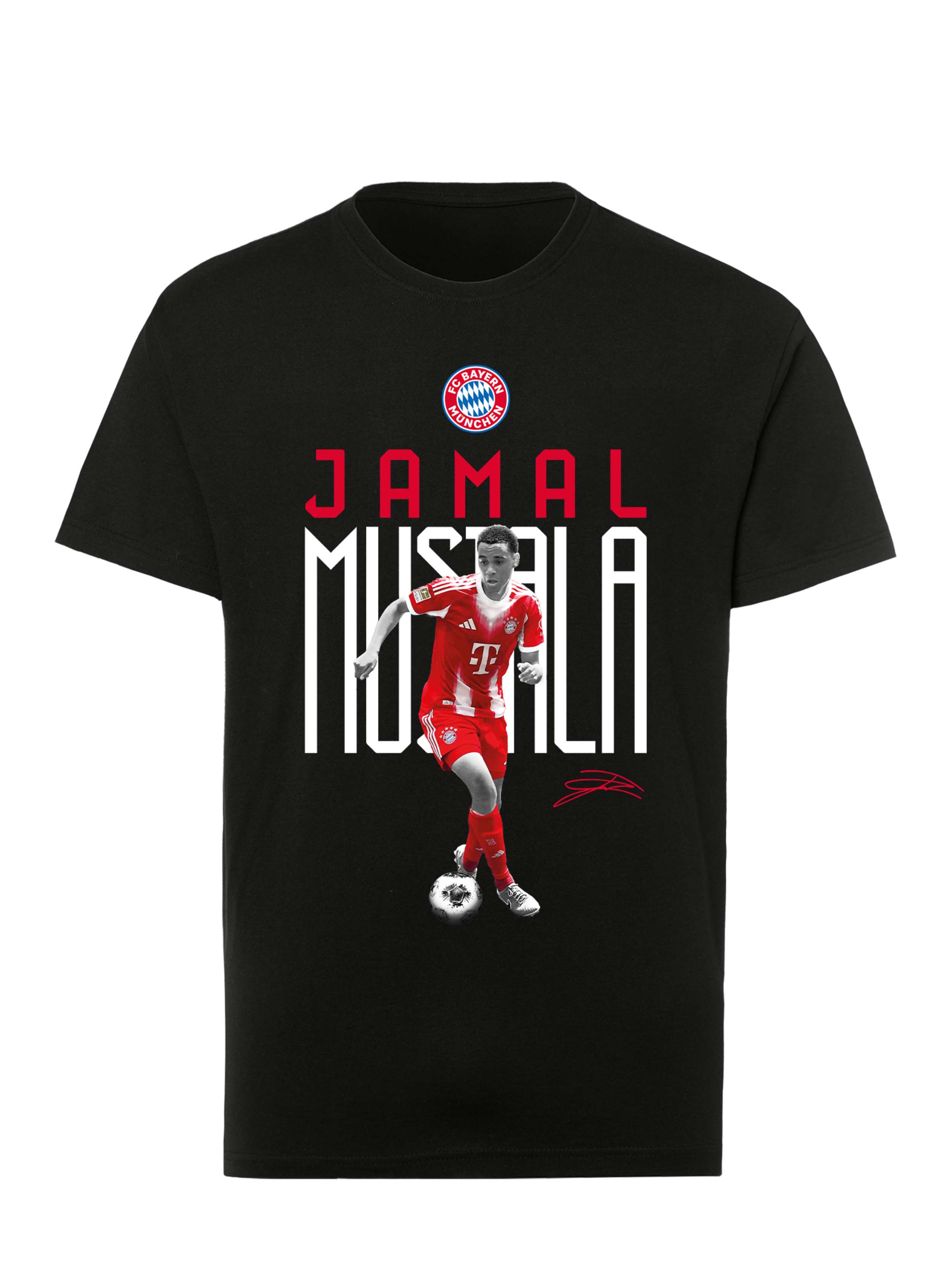 FC Bayern Mníchov Jamal Musiala tričko čierne detské