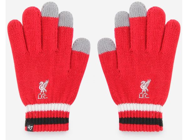 '47 Brand Liverpool FC pletené rukavice červené