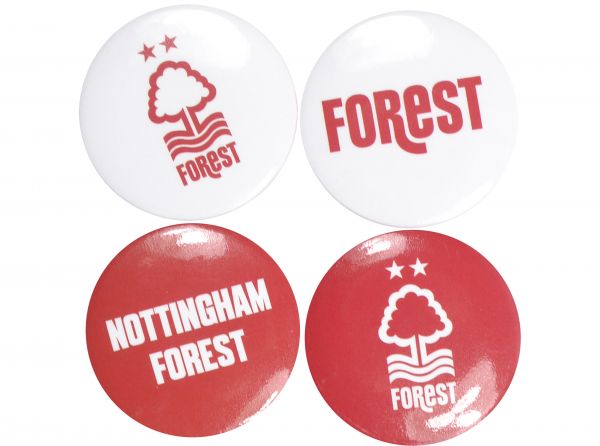Nottingham Forest odznaky (4 ks v balení)
