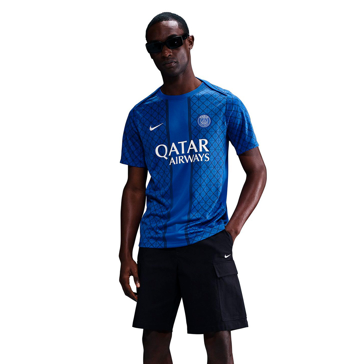 Nike Paris Saint-Germain FC - PSG predzápasový dres modrý pánsky 2025-2026