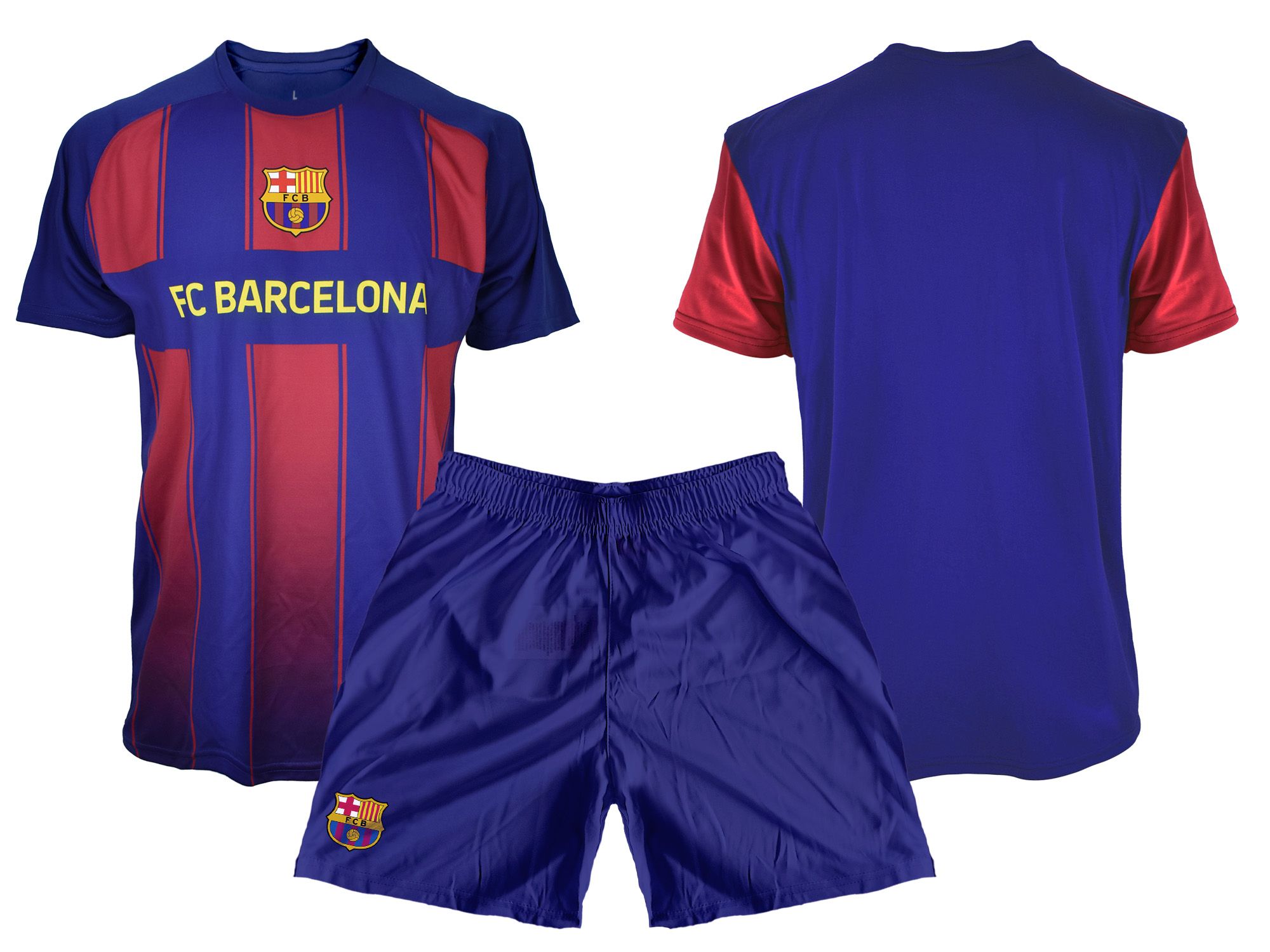FC Barcelona set detský - dres + kraťasy (2025-2026) domáci - oficiálna replika