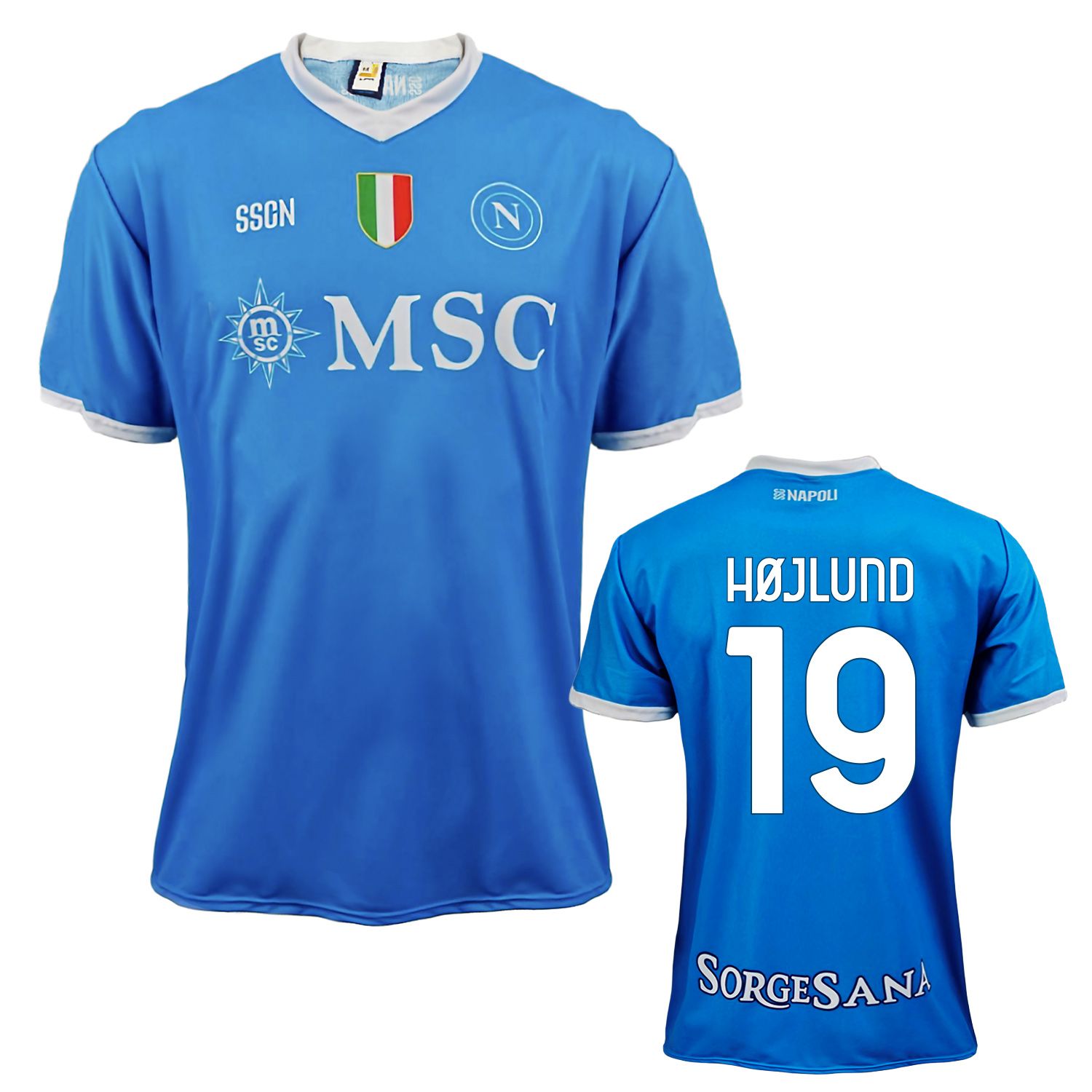 SSC Neapol Rasmus HØJLUND dres pánsky (2025-2026) domáci - oficiálna replika