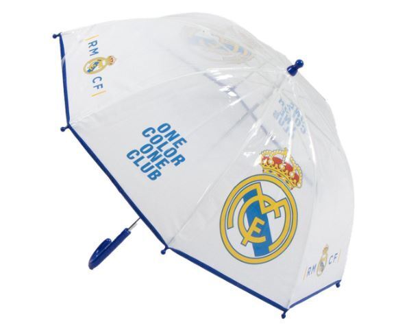 Real Madrid dáždnik priehľadný
