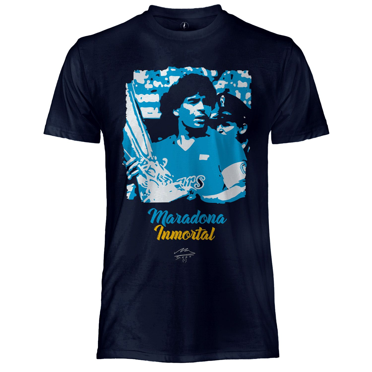 Diego Maradona tričko tmavomodré pánske