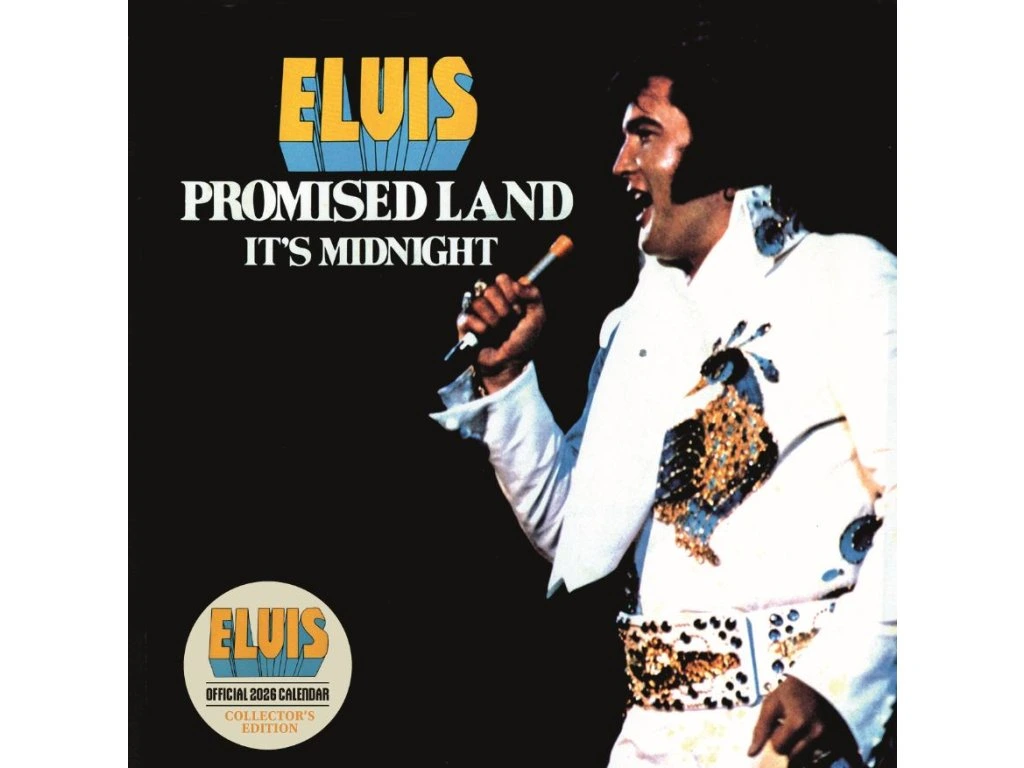 Elvis Presley nástenný kalendár 2026