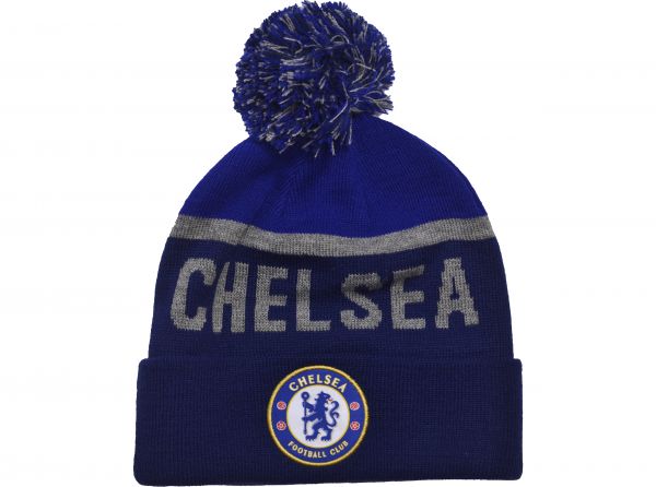 Chelsea FC pletená zimná čiapka modrá