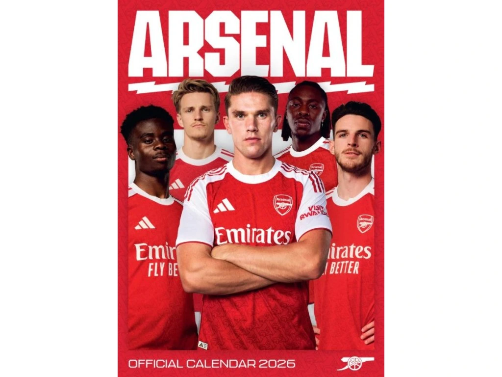 Arsenal nástenný kalendár 2026