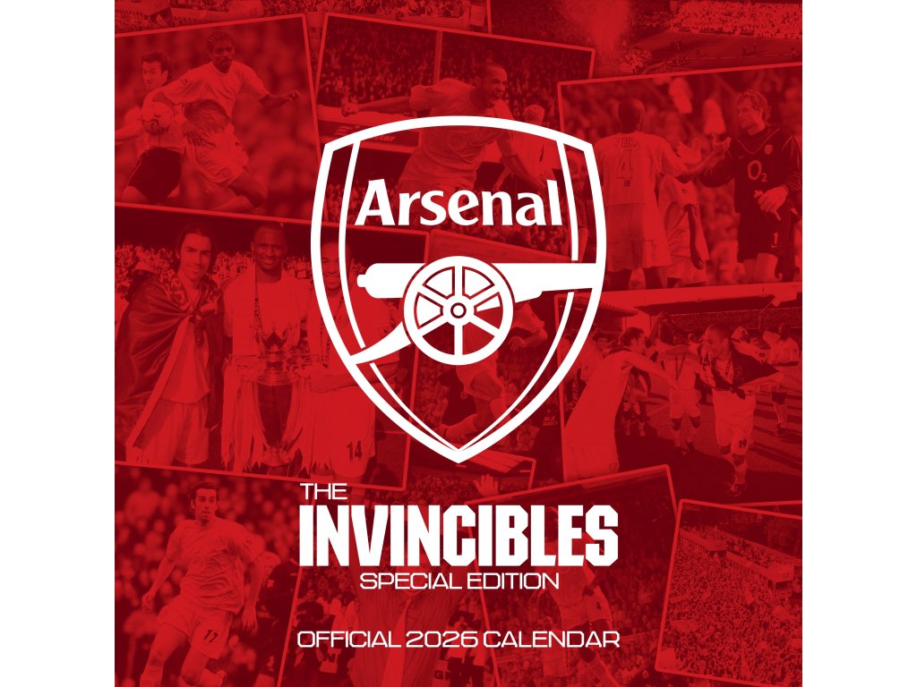 Arsenal nástenný kalendár 2026