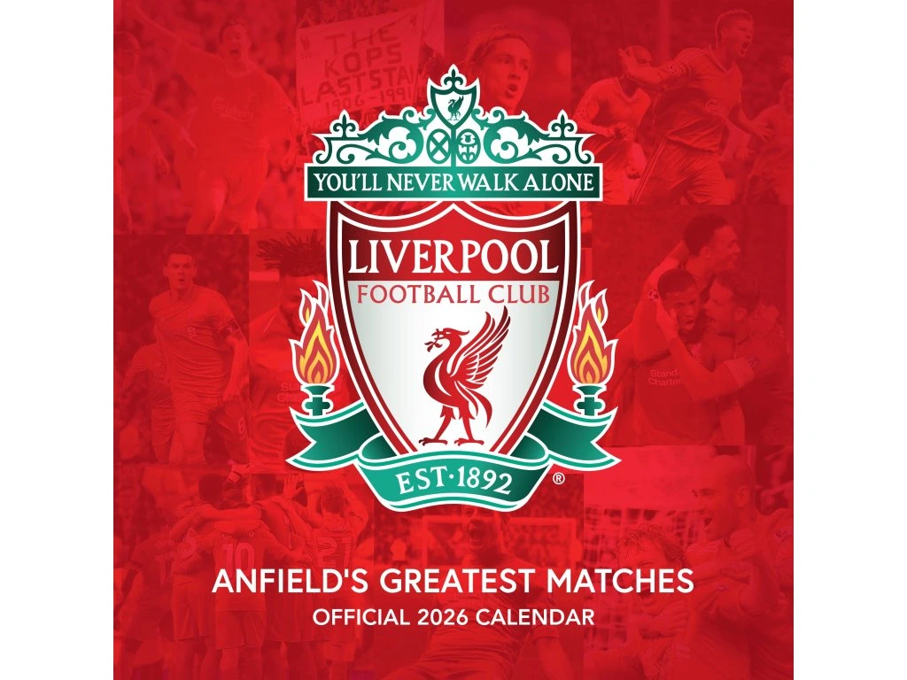 Liverpool FC nástenný kalendár 2026
