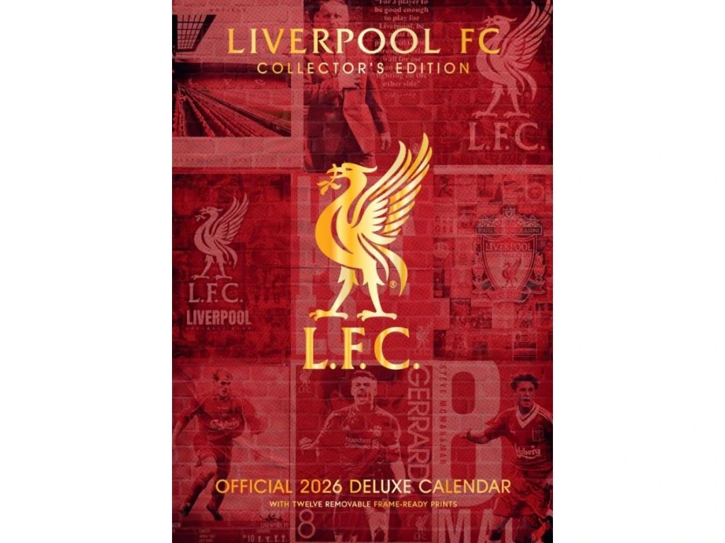 Liverpool FC Deluxe nástenný kalendár 2026