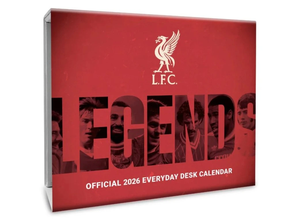 Liverpool FC stolný trhací kalendár 2026