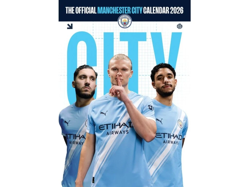 Manchester City nástenný kalendár 2026