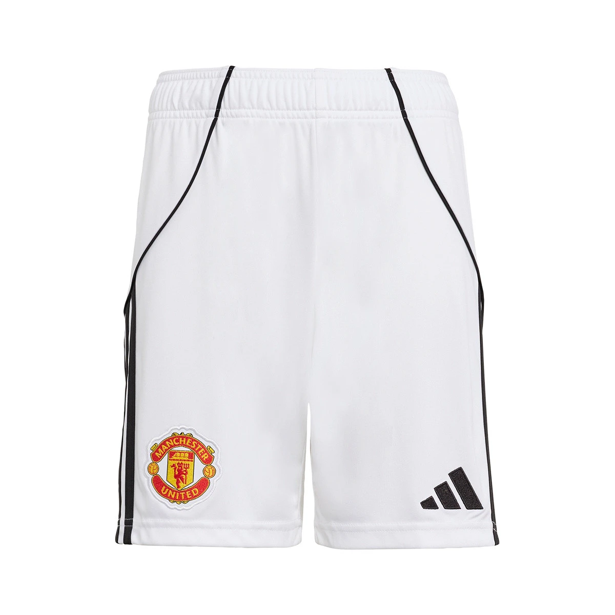 Adidas Manchester United kraťasy / trenky detské (2025-2026) domáce biele