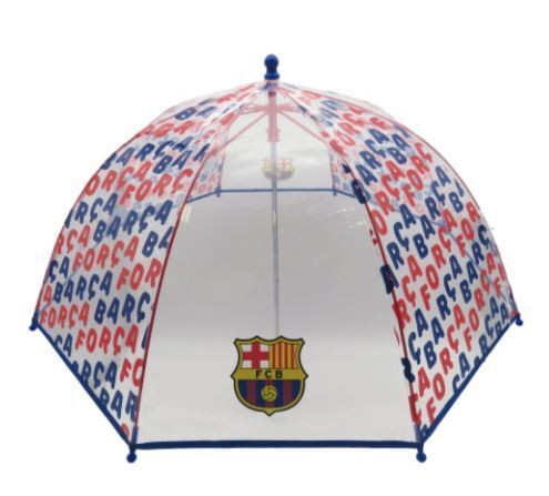 FC Barcelona priehľadný dáždnik 48 cm
