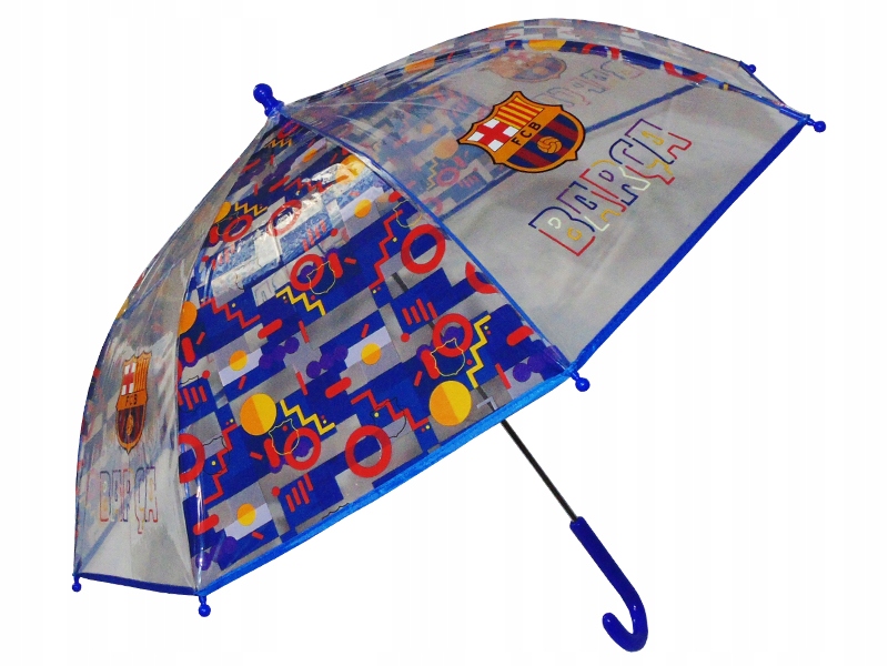 FC Barcelona priehľadný dáždnik detský 48 cm