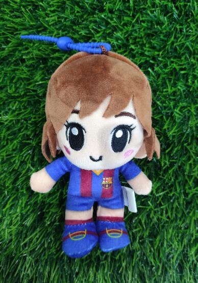 FC Barcelona plyšová figúrka - futbalistka 12 cm