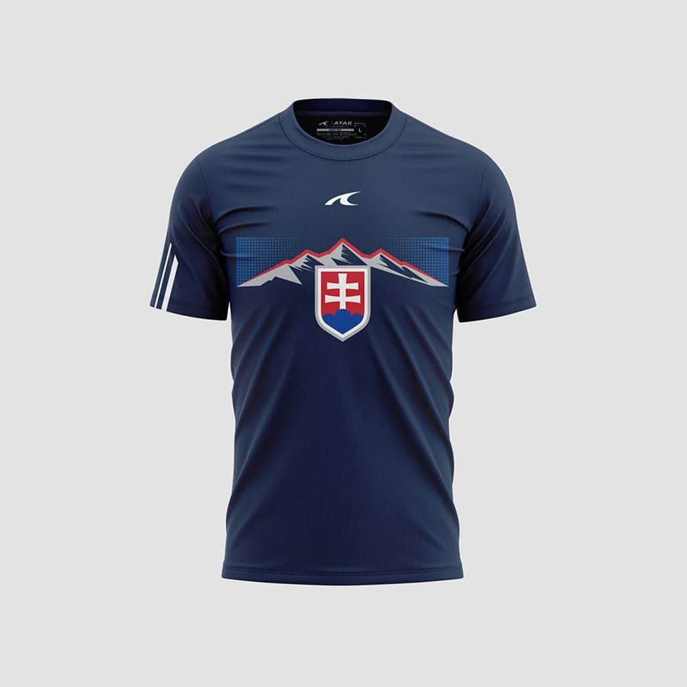 Slovensko Slovakia tričko tmavomodré detské