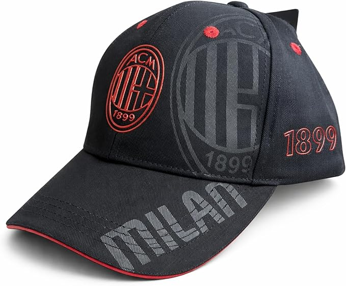 AC Miláno (AC Milan) šiltovka čierna