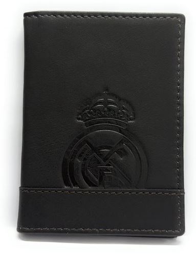 Real Madrid kožená peňaženka hnedá