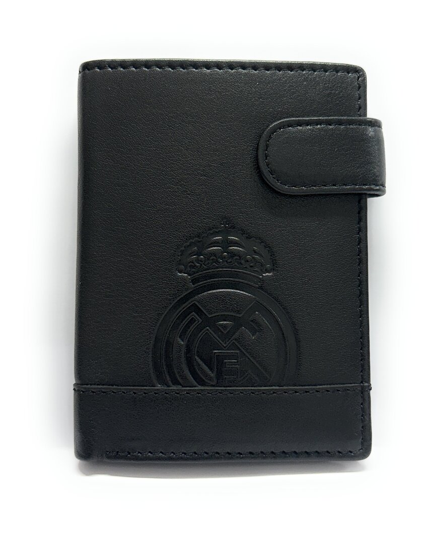 Real Madrid kožená peňaženka čierna