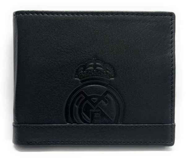 Real Madrid kožená peňaženka čierna