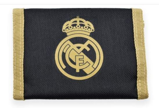 Real Madrid peňaženka čierno-zlatá