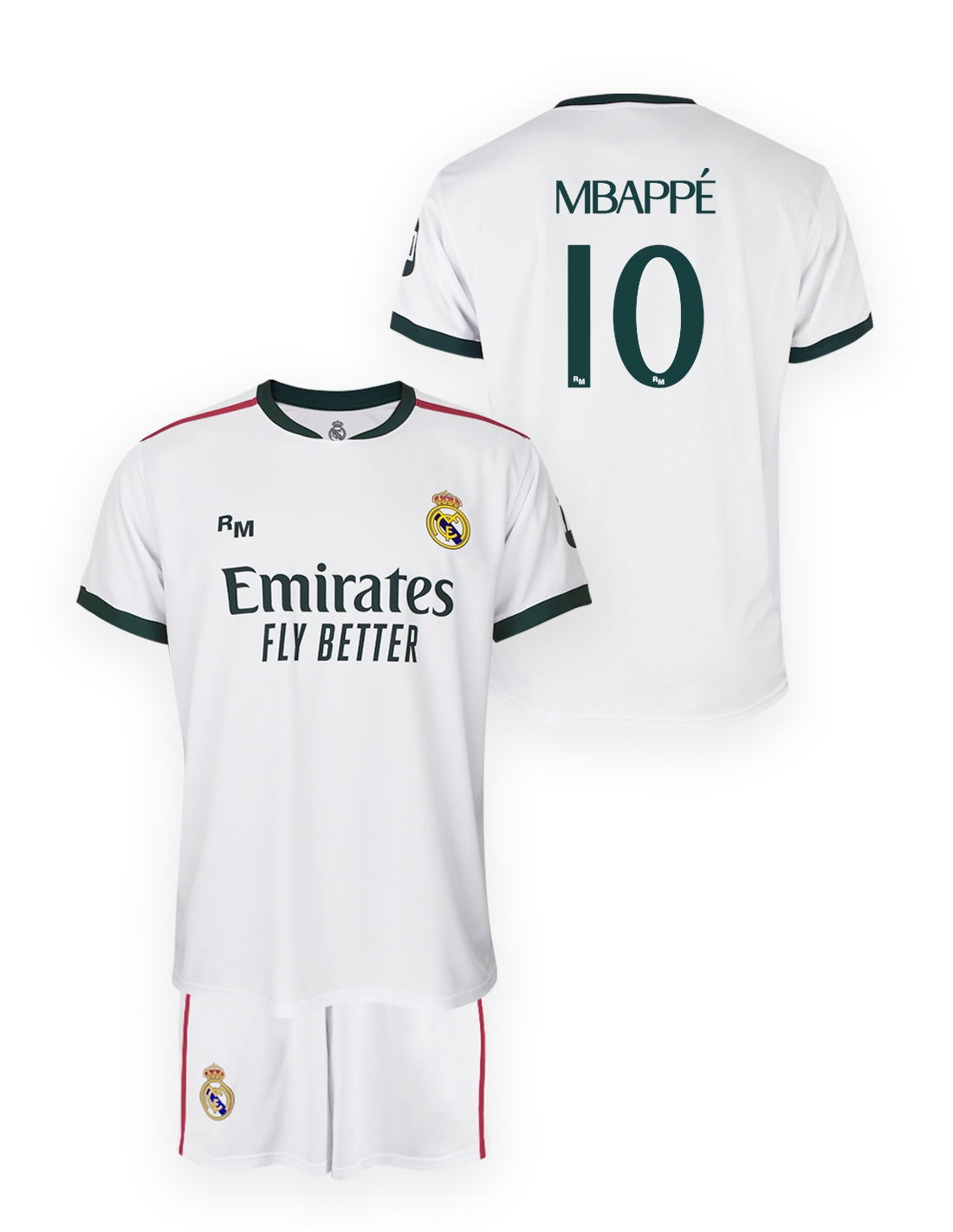 Real Madrid Kylian Mbappé set detský - dres + kraťasy (2026-2027) domáci - oficiálna replika