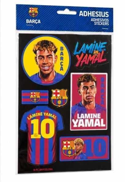 FC Barcelona Lamine Yamal sada nálepiek - SKLADOM