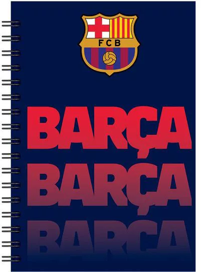 FC Barcelona zápisník špirálový A5