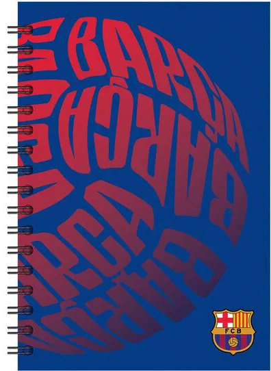 FC Barcelona zápisník špirálový A5