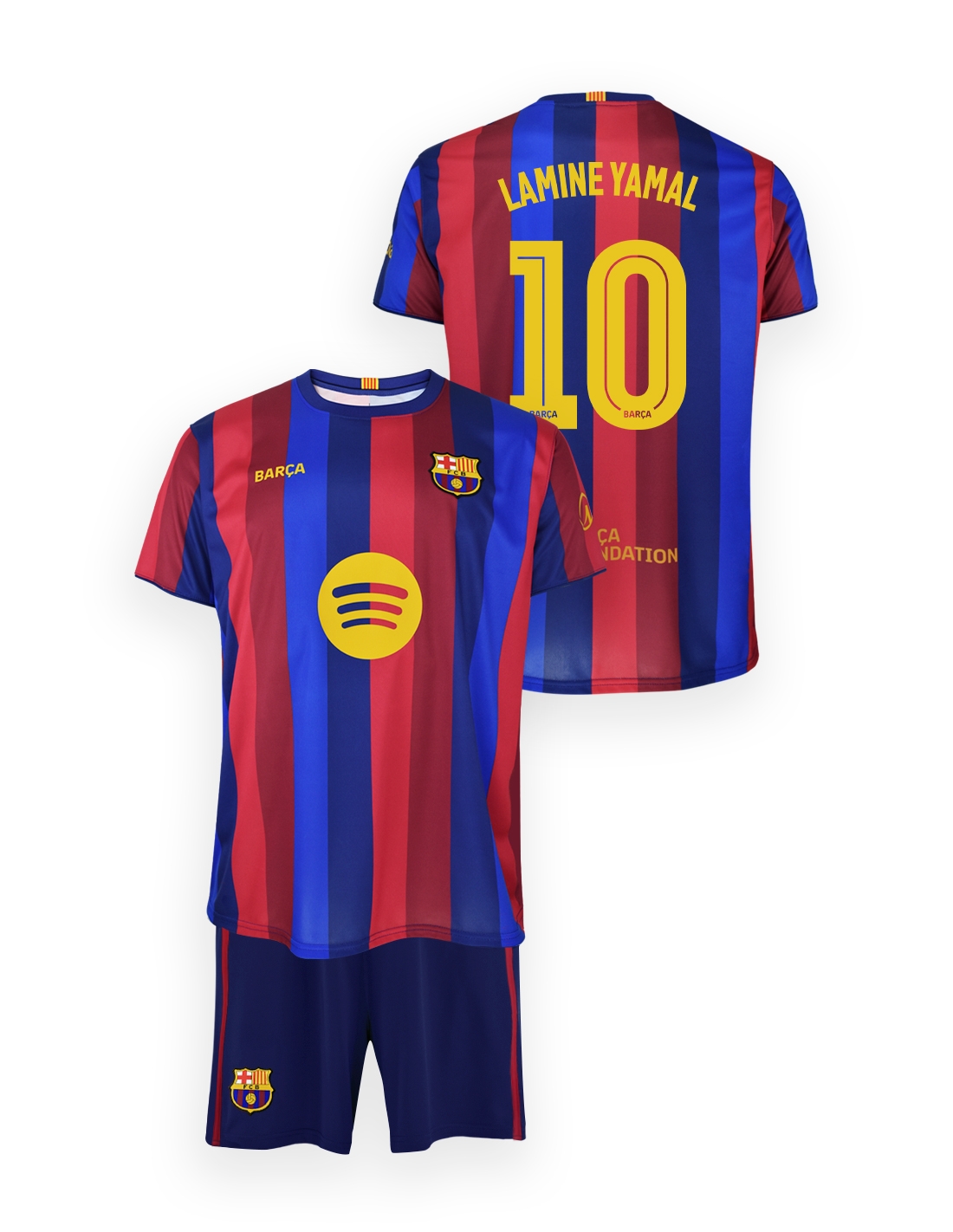 FC Barcelona LAMINE YAMAL set detský - dres + kraťasy (2026-2027) domáci - oficiálna replika