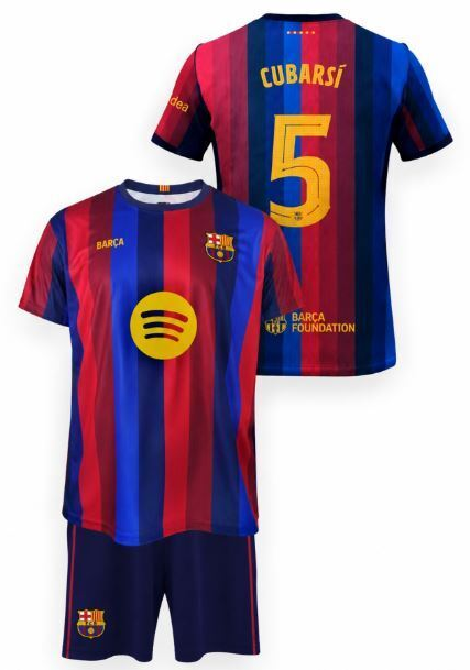 FC Barcelona Paul CUBARSÍ set detský - dres + kraťasy (2026-2027) domáci - oficiálna replika