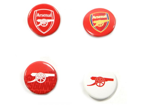 Arsenal odznaky (4 ks v balení)