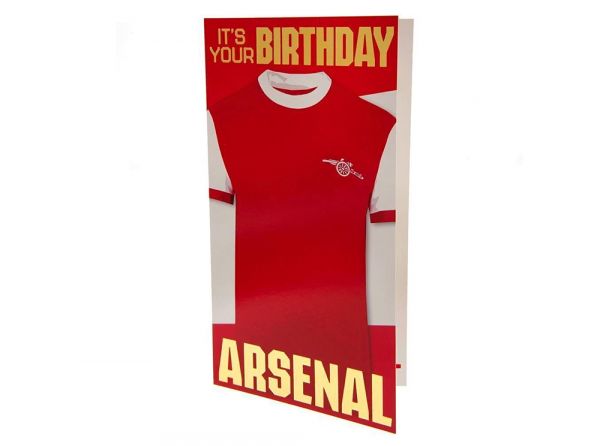 Arsenal narodeninová karta