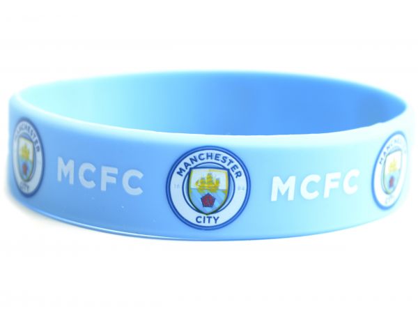 Manchester City náramok bledomodrý - SKLADOM
