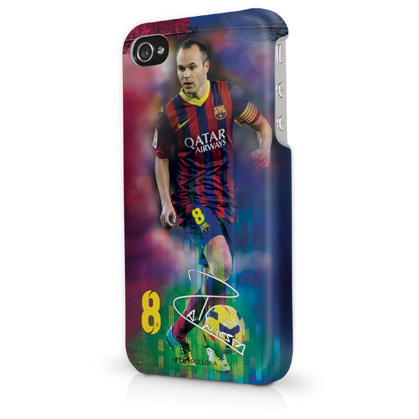FC Barcelona Andrés Iniesta kryt na iPhone 5 / iPhone 5S - SKLADOM