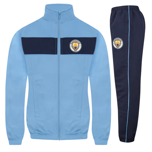 Manchester City súprava modrá detská (bunda + nohavice)