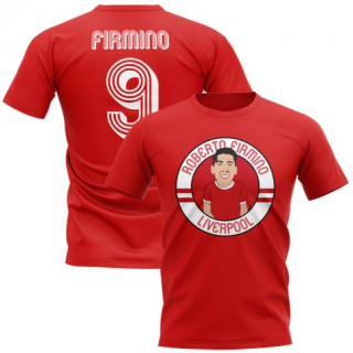 Gildan Liverpool FC Roberto Firmino tričko červené detské - SKLADOM