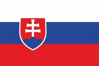 Slovensko nálepka 4,5 x 3 cm - SKLADOM