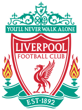 Liverpool FC nálepka 6 x 8 cm - SKLADOM