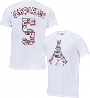 Paris Saint Germain FC - PSG Marquinhos tričko biele detské