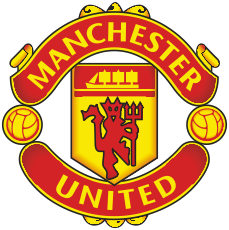 Manchester United nálepka 8 x 8 cm - SKLADOM