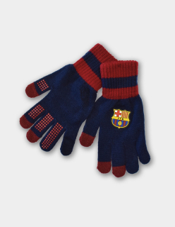 FC Barcelona pletené rukavice detské - SKLADOM