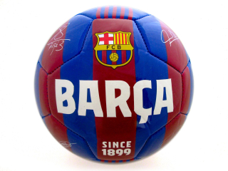 FC Barcelona lopta s podpismi (veľkosť 3) - SKLADOM