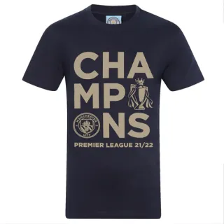 Manchester City Champions 2022 tričko tmavomodré detské